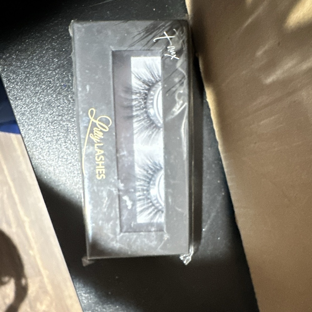 Lilly Lashes Faux Mink Strip Eyelashes Black Full Volume Long Reusable